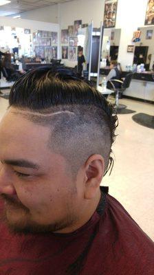 Mohawk fade designs