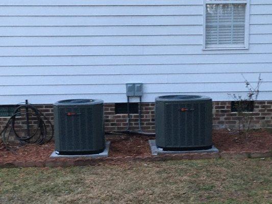 1.5 and 2 Ton Trane Heat Pumps