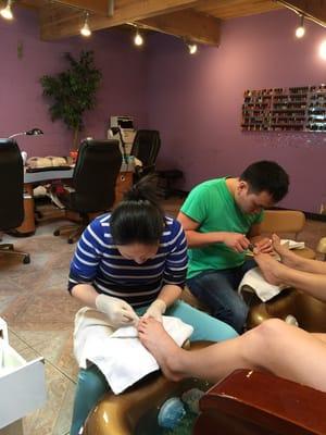 Very detailed service provided at Vip nails