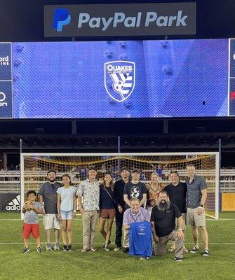 Fastmetrics catch up at San Jose Quakes game