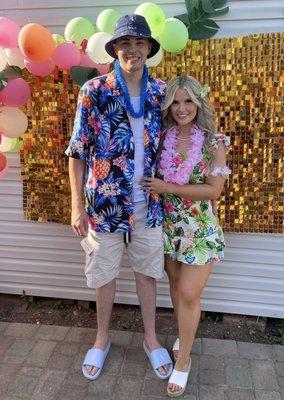 Hawaiian theme 30th & my Fiancé!