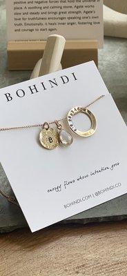 Personalized initial name necklace