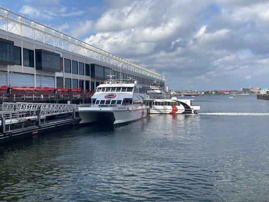 Ferry boat in Boston