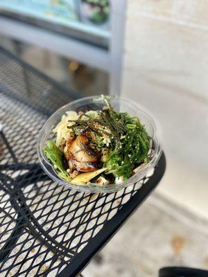 Eel and Spicy Salmon Poke Bowl