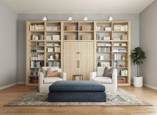 Custom Murphy bed design.