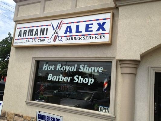 ARMANI&ALEX  Barber Services. Relaxed shaves.