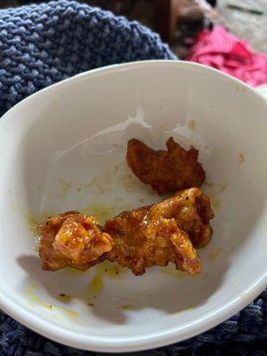 Wet Lemon pepper boneless wings