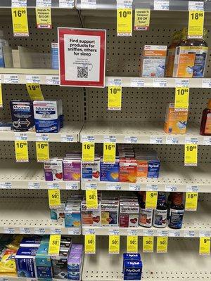 Flu & Cold medicines, stock is running a lil low in January