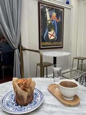 TURKISH COFFEE & BLUEBERRY MUFFIN