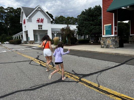 See ya mom!  Off they go for back to school shopping!