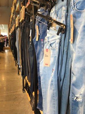 Wall of jeans!