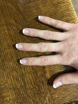 French shellac manicure