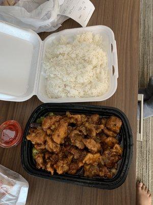 General Tso's Chicken Dinner