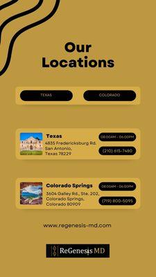 Multi State Providers, serving Texas and Colorado