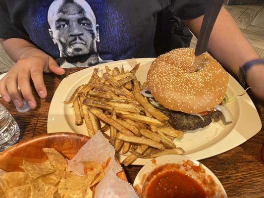 Delicious HAMBURGER Durango, Mexico Style.