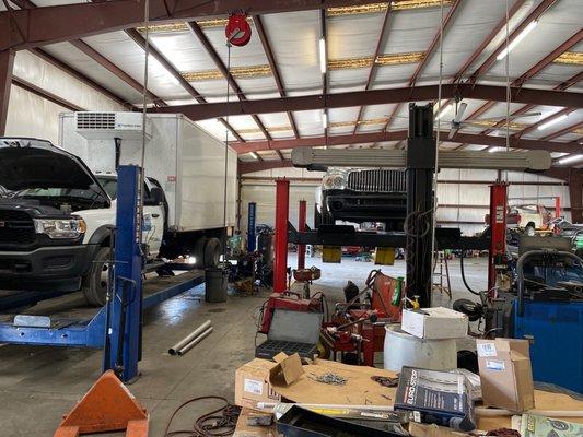 The shop - oil changes to what ever you need