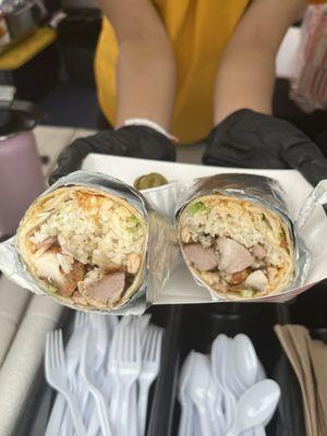 Sisig burrito