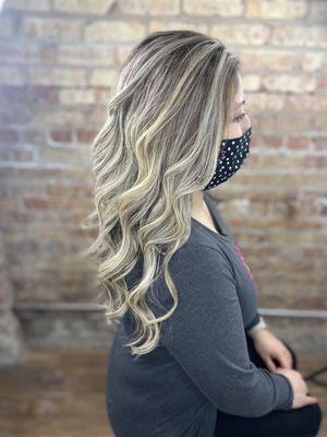 Dark root blonde by Danielle