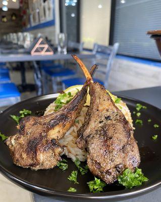 Authentically seasoned, Grilled lamb chops