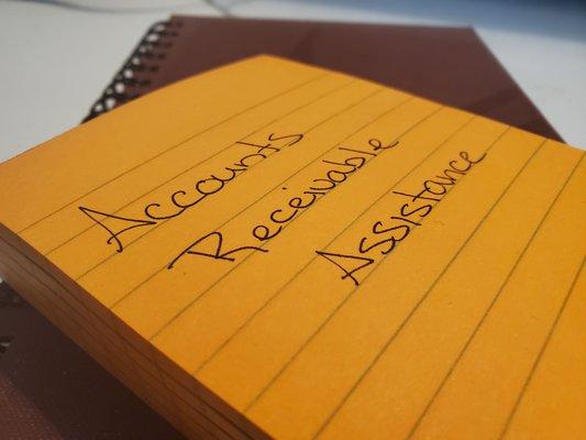 Assistance with Accounts Receivables