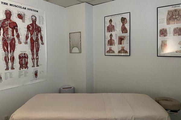 Welcome to our Medical Massage Therapy Treatment Room.  Specialized treatments include Medical, Sports, & Lymphatic Drainage Massage Therapy