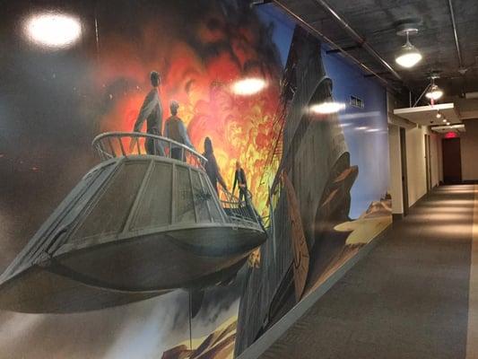 Wall Graphics at Lucas Film.