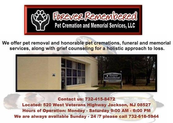 Pet Crematory and Funeral Home in New Jersey