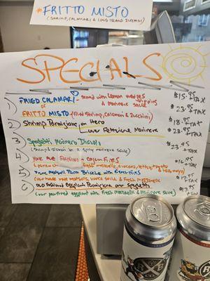 More specials