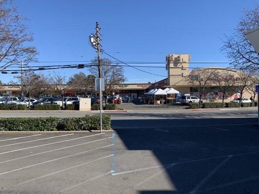 The store from across the street.