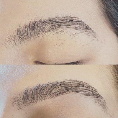 Brow threading