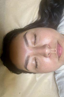 Brow wax and tint