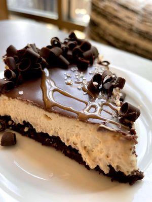 Salted Caramel and Chocolate Pie