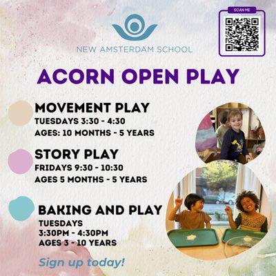 We offer Drop in class for ages 5 months - 10 years!