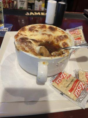 French onion soup simply amazing made fresh homemade!