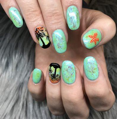 Picasso nails and hair