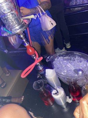 VIP TABLE w/ Hookah