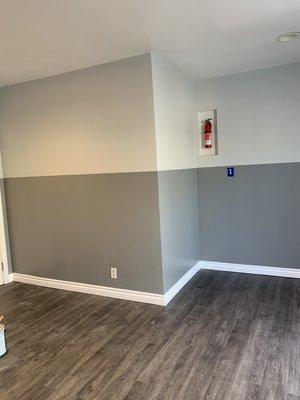 Floor and paint