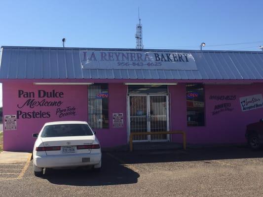 The front of the bakery