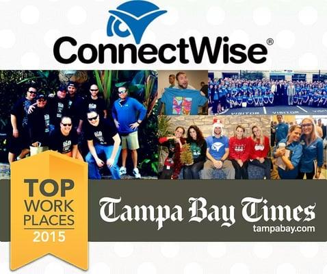 Connectwise voted top place to work again for 2015