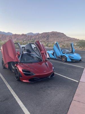 Rent a Supercar with Bachelor Vegas!  Mclaren 720s and Mclaren 570s @ Red Rock National Park!