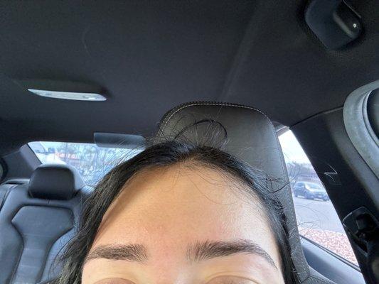 Bad eyebrow threading