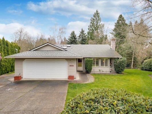 One Level Home in Portland Oregon