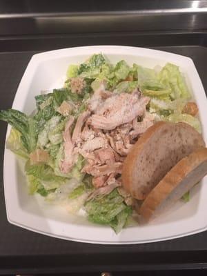 Grilled chicken Caesar salad