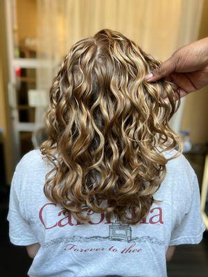 curly cut and style