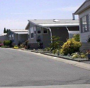 The homes are all lined up nicely, it's a nice looking and clean park. From what I hear, my friend it's a nice place to live.