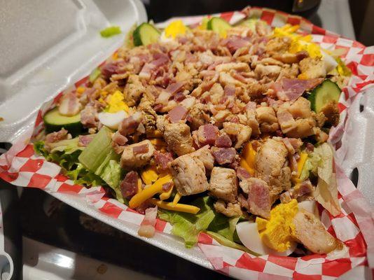 BLT Grilled Chicken Salad (minus tomato)