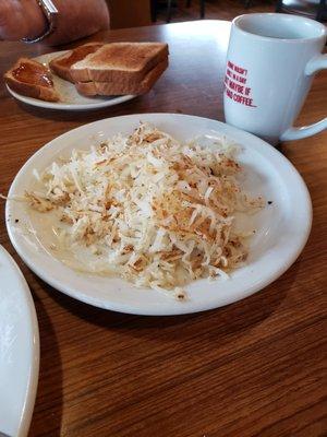 This was supposed to be  Hash Browns