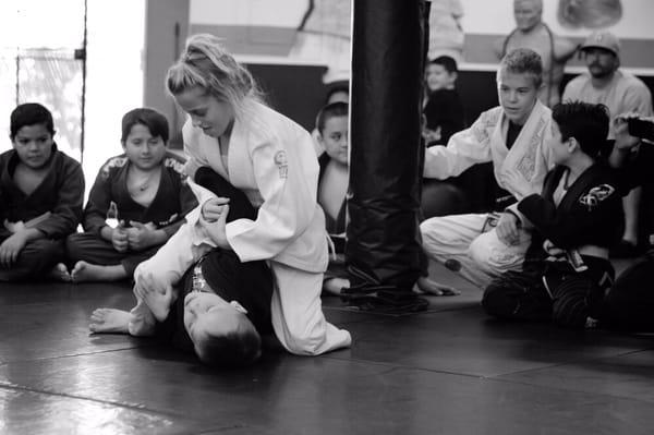 Kids BJJ class , self defense, anti bullying.