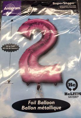 1/12/19 I Purchased this foil balloon for my daughter's 2nd Birthday Party!