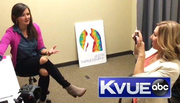 Austin Thermography technician Gabi Shannan interviewed by KVUE's Terri Gruca